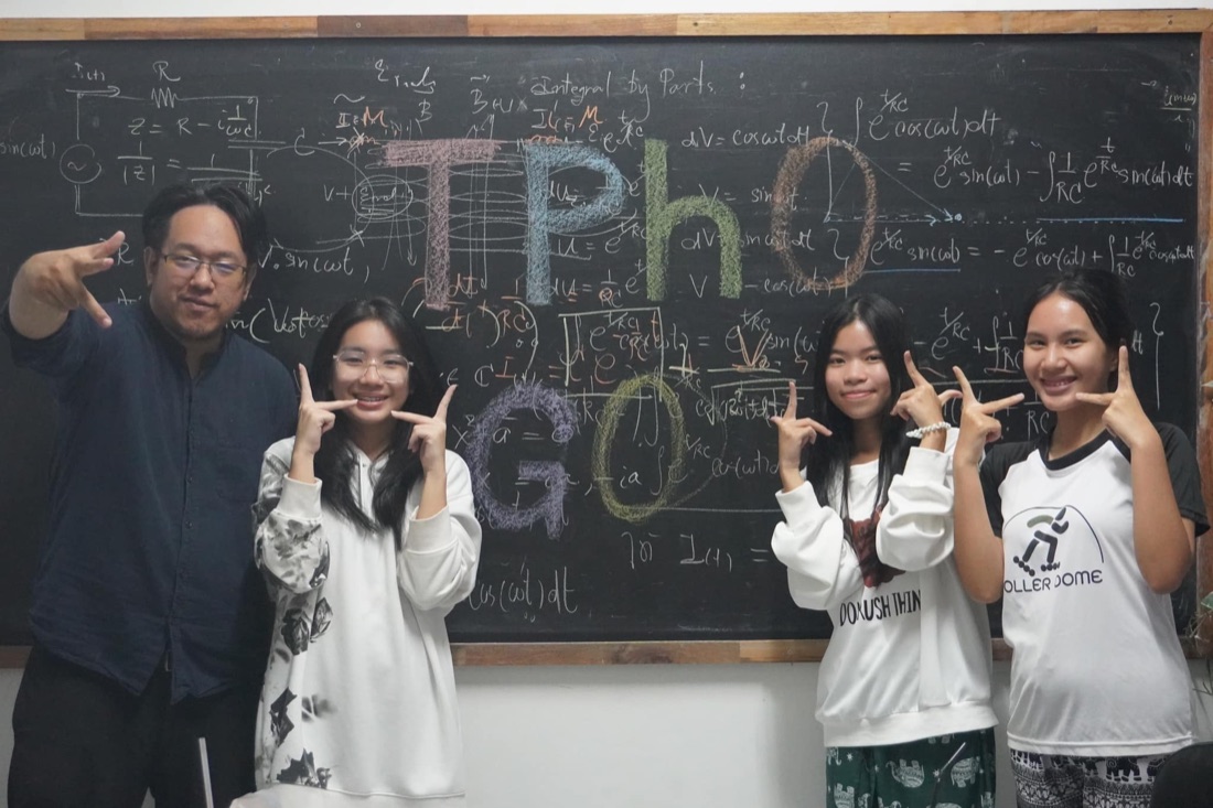 LearnKub student at the board